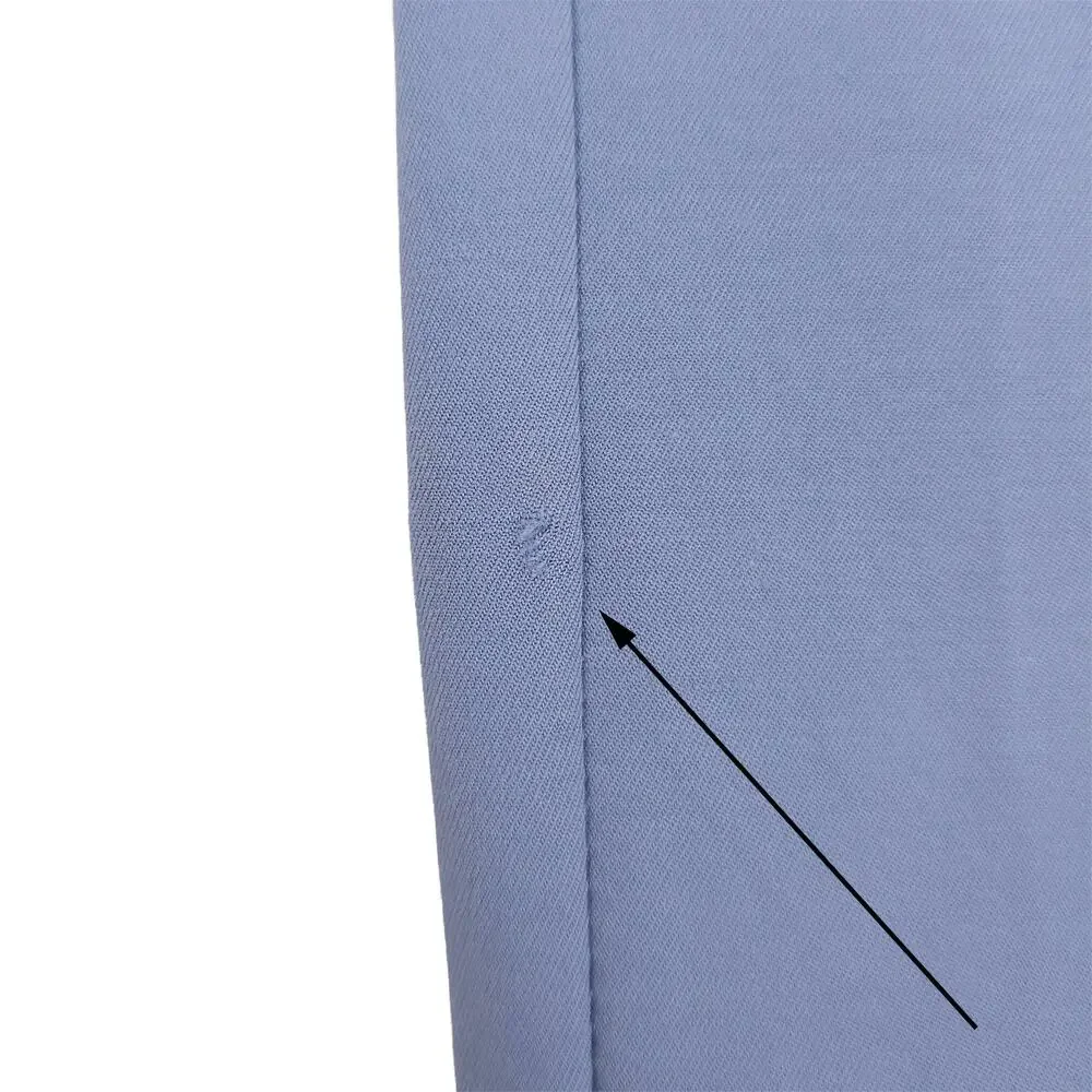 Michael Kors Mens Classic Fit Dress Pant 38x32 Pale Blue Stretch Cotton *Defect*